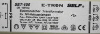 Elektronischer Transformator SET-105 Trafo 3 Ausgänge dimmbar NV Halogenlampen