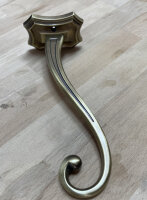 Ampelhaken Blumenampel alt massiv 210mm Messing...