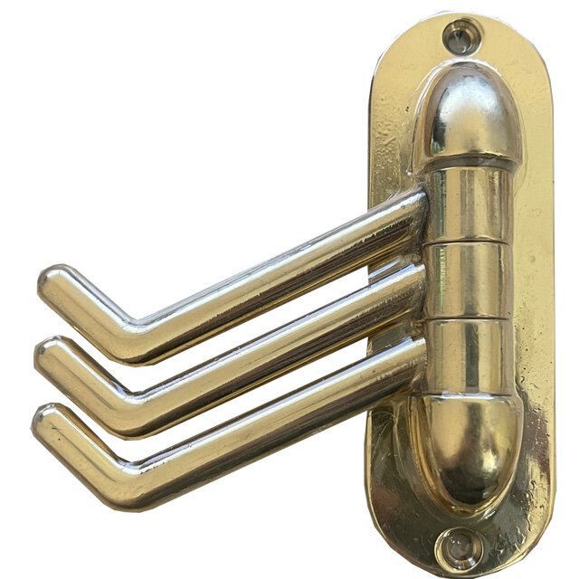 3-fach Haken Kleiderhaken Jackenhaken Garderobenhaken Wandhaken Messi, 14,99 €