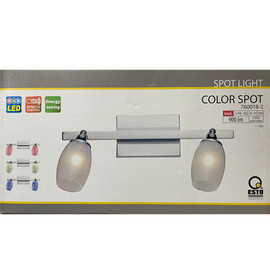 Farbwechsel Lampe Leuchte 2 Spots Fernbedienung Spotlights color spots RGB LED