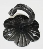 Seilendhaken Deckenhaken Haken Wandhaken Rosette 80mm...