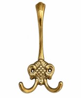 METAFRANC Garderobenhaken Huthaken Jugendstil Messing...