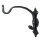 Blumenampel Schmiedeeisen Wandhaken Blumen Wandhalter schwarz Windlicht Laterne Halter (Gr. 1)