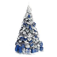 Weihnachtsbaum Tannenbaum mit Geschenken blau...