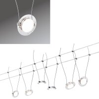 Paulmann 941.17 komplett LED Seilsystem Set Twist Coin 6...
