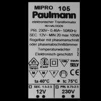 Paulmann Mipro 105 elektronischer Transformator Halogen Trafo dimmbar 105W