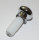 2 x Reling Küche Endkappe 16mm Chrom poliert mit Gewindestift und Kunststoffmuff