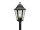 Gartenlampe Aluminium Laterne Schwarz 175cm Wegleuchte Gartenleuchte Hoflampe