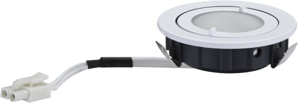 Paulmann 985.69 Flache Einbaustrahler Weiß 12V 25mm Einbautiefe Möbel