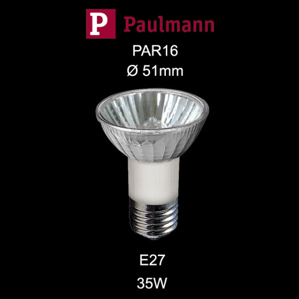Paulmann E27 flood 30° Halogen Reflektor 230V PAR 16 dimmbar 35W