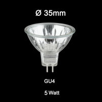 Paulmann 5W Halogen MR11 Reflektor GU4 12V 35mm 30°...