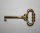 Ersatz Möbelschlüssel 80mm Schlüssel REIN MESSING Schrank Schublade Art Deco