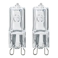 2 x Paulmann 20W Halogen Birnen 230V Stiftsockel  G9 klar...