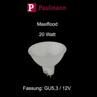 Paulmann Halogen Reflektor Maxiflood 20W GU5,3 12V 51mm...