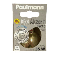 Paulmann Halogen Reflektor Deco Akzent Gold 35W GU5,3 12V...