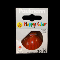 Paulmann Halogen Reflektor Happy Color 20W GU5,3 12V Rot...