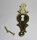 Schlossblende Möbelschild Schlüsselblende vermessigt 25mm x 85mm Gold