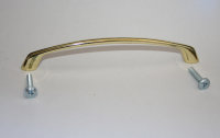 Möbelgriff LUISE 142mm Lochabstand 130mmmessing / gold