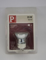 Paulmann 836.32 Halogenlampe 35W GU10 230V 35mm Silber...