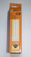 Energiesparlampe 11W 230V E27 133mm Sparlampe Röhre...