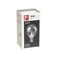 Paulmann 117.20 Glühbirne Tropfen 25W E14 Klar...