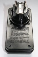 1000W Funksteckdose schwarz IP44 Garten Outdoor SF500WD