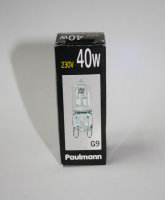 Paulmann Halogen Stiftsockellampe 40W G9 480lm 230V Klar...