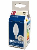 Paulmann 281.47 LED Kerzenlampe 5W E14 300lm 3000K...