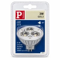 Paulmann 280.41 LED MR16 Reflektor Birne 3W GU5,3 12V...