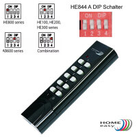 Home Easy HE844-A Funk-Fernbedienung Schwarz | Für...
