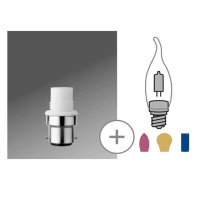 Paulmann Halogen Sockel Röhre für G9 mit B22d...