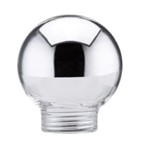 Paulmann 875.68 Deco Glas Tropfen Kopfspiegel Silber...