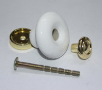 großer Porzlllan Möbelknopf 37mm Ø...