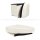 Hocker eckig, faltbarer Polsterhocker mit Aufbewahrung  Sitzhocker Beistell Creme