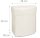 Hocker eckig, faltbarer Polsterhocker mit Aufbewahrung  Sitzhocker Beistell Creme