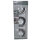 3 x 50W Einbaustrahler  schwenkbar Eisen gebürstet dimmbar 230V Halogen