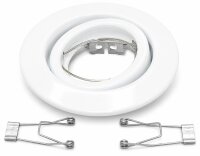 Paulmann XL Einbauring Ø110mm Weiß schwenkbar Einbauloch 75-95mm
