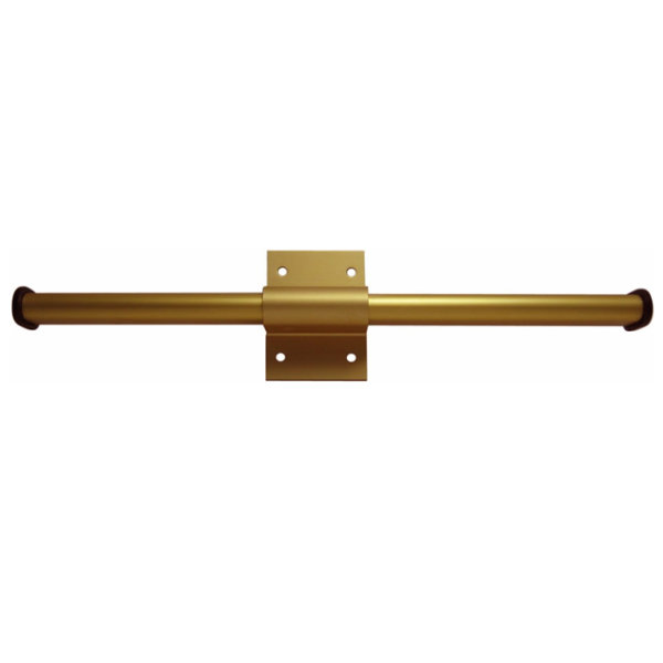 Kleiderbügelhalter ausziehbar Kleiderlüfter aufschraubbar  230mm gold matt