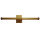 Kleiderbügelhalter ausziehbar Kleiderlüfter aufschraubbar  230mm gold matt
