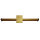 Kleiderbügelhalter ausziehbar Kleiderlüfter aufschraubbar  230mm gold matt