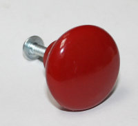 Möbelknopf farbig ROT 30 mm Kunststoff...