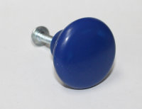 Möbelknopf farbig BLAU Kunststoff Ø 30mm...