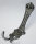 Garderobenhaken 170mm x 62mm Schwarz - Silber Mantelhaken Huthaken Kleiderhaken