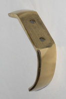 Garderobenhaken schlicht edel 68mm x 17mm MESSING massiv...