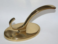 Garderobenhaken Messing massiv  Gold Huthaken Mantelhaken...