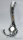Mantelhaken, Huthaken, 175mm x 72mm  Garderobenhaken Chrom