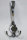 Mantelhaken, Huthaken, 175mm x 72mm  Garderobenhaken Chrom