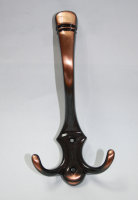 Garderobenhaken 175mm x 80mm verkupfert brüniert...
