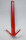 Kleiderhaken Garderobenhaken Kunststoff ROT Huthaken Mantelhaken 170mm x 65mm