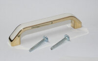 Möbelgriff 118mm Gold Weiß  galvanisiert...